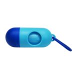 Custom Two-Toned Capsule Shaped Pet Bag Dispenser - Full Color Sticker - 6