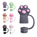 Custom Adorable Cat Paw Straw Topper