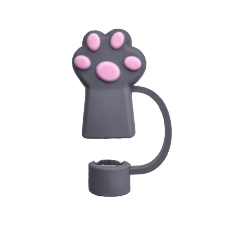 Custom Adorable Cat Paw Straw Topper - 3