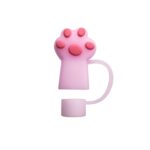 Custom Adorable Cat Paw Straw Topper - 5
