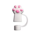Custom Adorable Cat Paw Straw Topper - 6