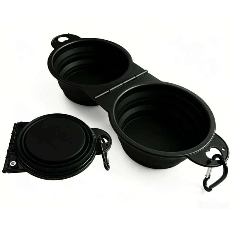 Custom Dual Collapsible Pet Bowl - 2
