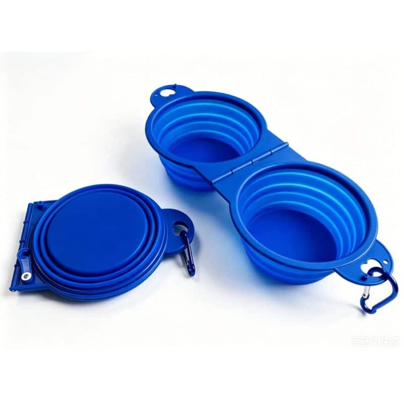 Custom Dual Collapsible Pet Bowl - 3