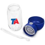 Custom 13 Oz. Pet Water Bottle w/Bowl - 4