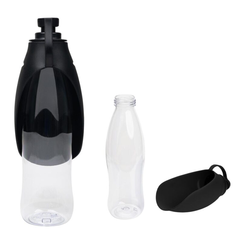Custom 21 Oz. Recycled Pet Water Bottle & Dispensing Bowl - 1