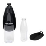 Custom 21 Oz. Recycled Pet Water Bottle & Dispensing Bowl - 2