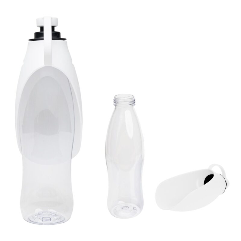 Custom 21 Oz. Recycled Pet Water Bottle & Dispensing Bowl - 7