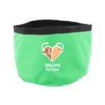 Custom 6" Folding Pet Travel Bowl