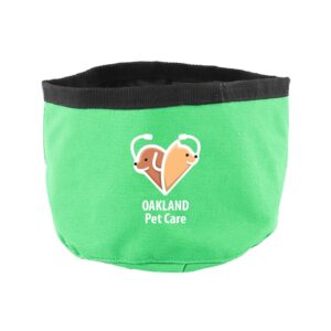 Custom 6" Folding Pet Travel Bowl
