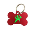 Custom Bone Shaped Aluminum Pet Name Tag - 5