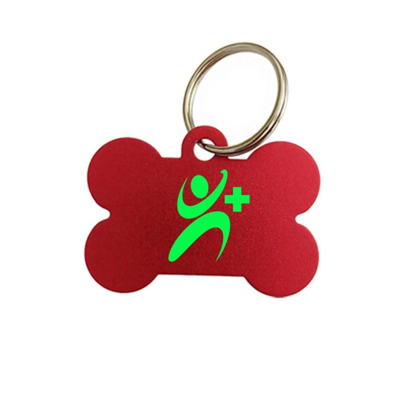 Custom Bone Shaped Aluminum Pet Name Tag - 5