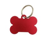 Custom Bone Shaped Aluminum Pet Name Tag - 6