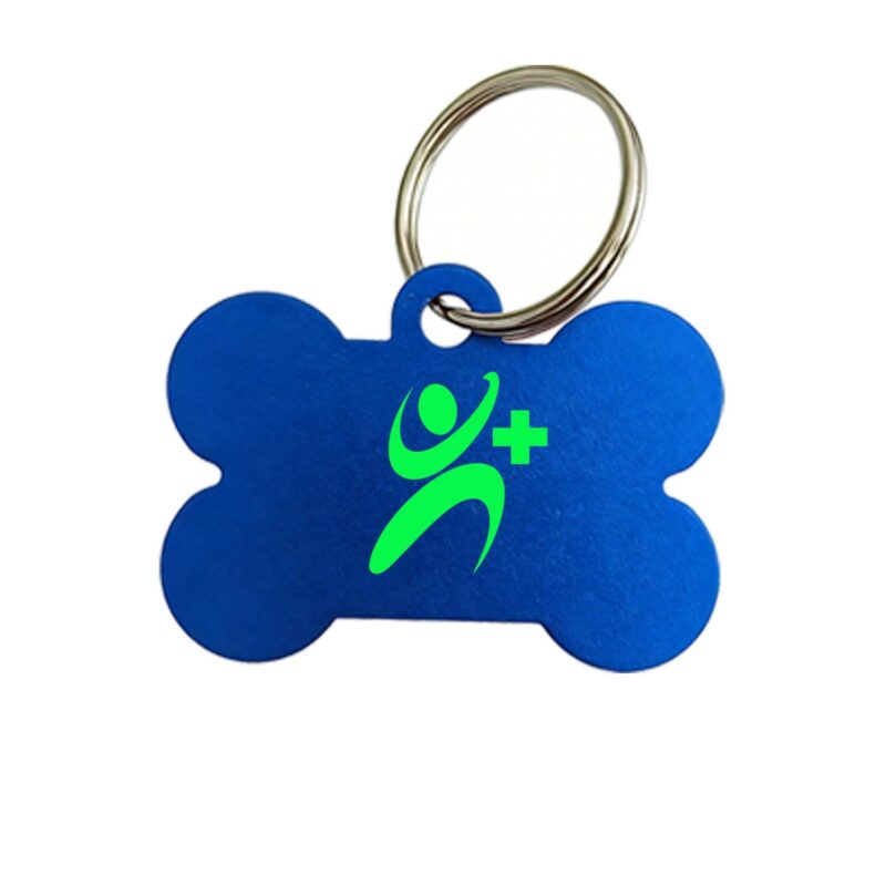 Custom Bone Shaped Aluminum Pet Name Tag - 9