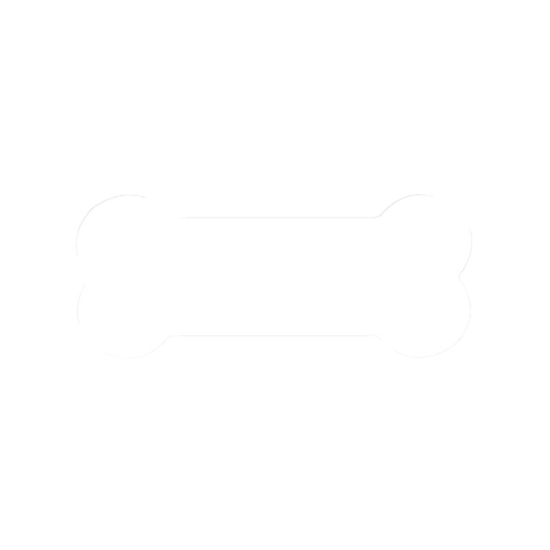 Custom Bone Shaped Decal - 1