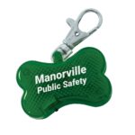 Custom Bone Shaped Reflector Pet Tag with Strobe - 4
