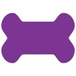 Custom Bone Shaped Vinyl Pet Mat - 1