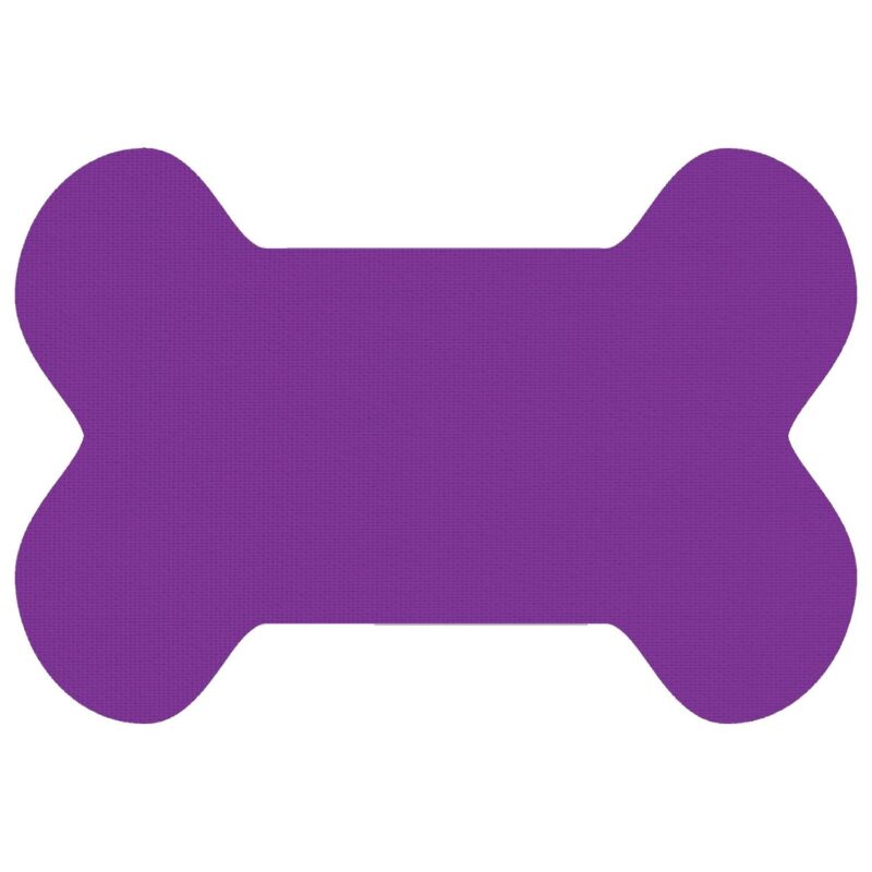 Custom Bone Shaped Vinyl Pet Mat - 1