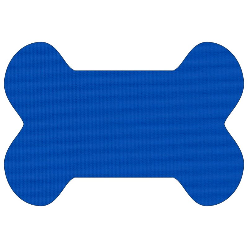 Custom Bone Shaped Vinyl Pet Mat - 3