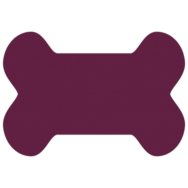 Custom Bone Shaped Vinyl Pet Mat - 4