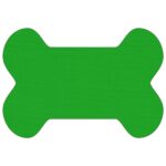 Custom Bone Shaped Vinyl Pet Mat - 6