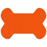 Custom Bone Shaped Vinyl Pet Mat - 8