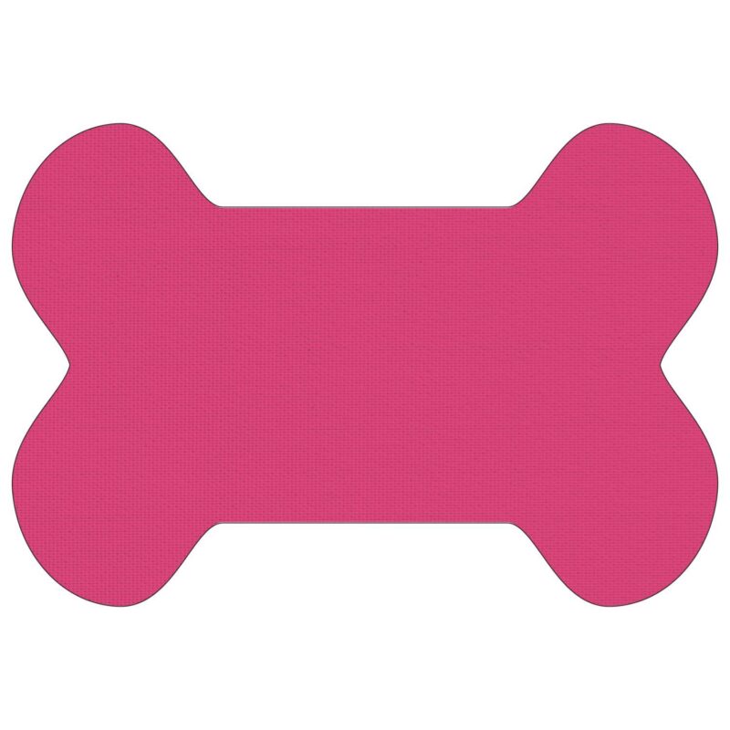 Custom Bone Shaped Vinyl Pet Mat - 9