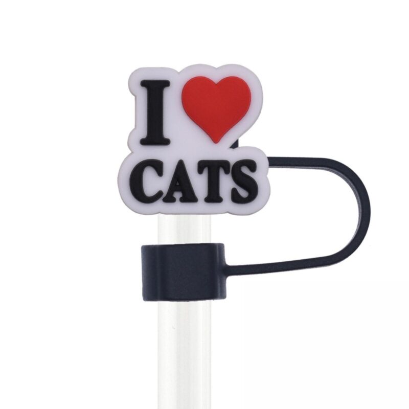 Custom Cat Shape Straw Cover - 4