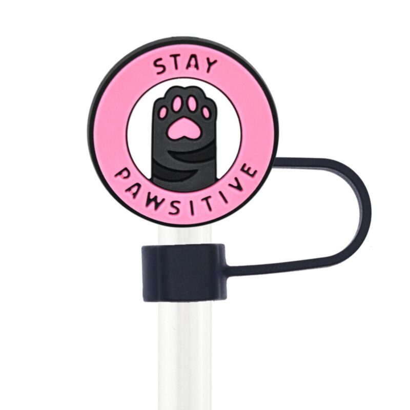 Custom Cat Shape Straw Cover - 6