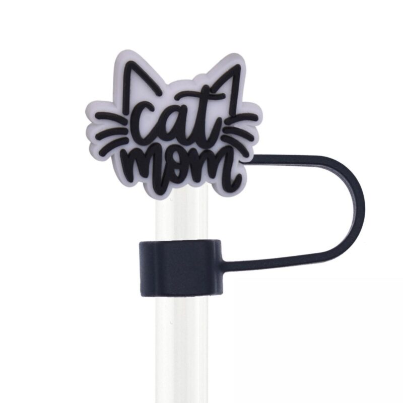 Custom Cat Shape Straw Cover - 8