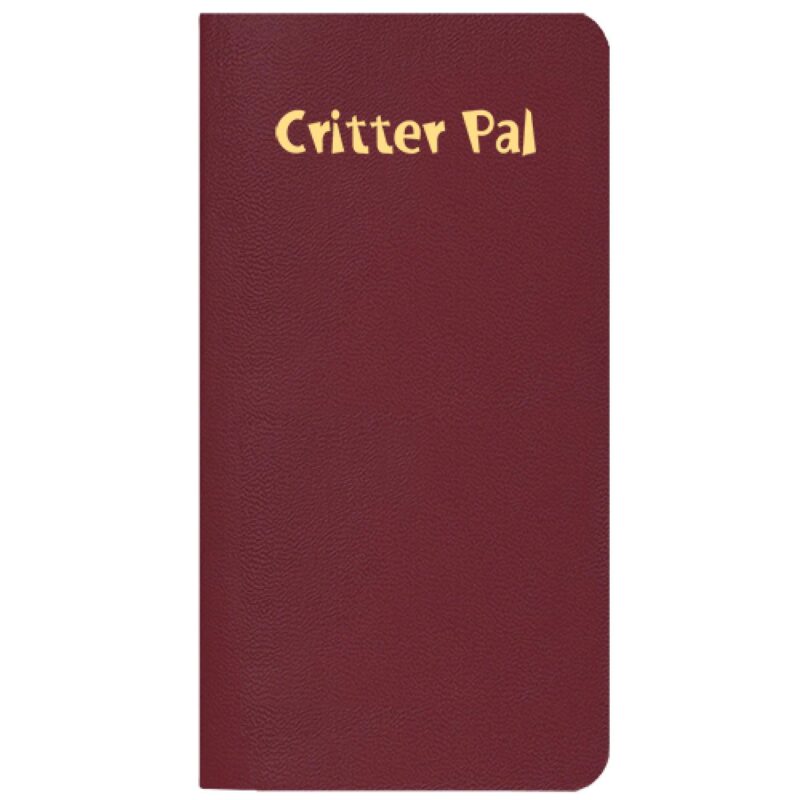Custom Critter Pal-Pet Medical Journal/ Leatherette Cover - 2