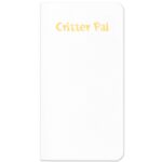 Custom Critter Pal-Pet Medical Journal/ Leatherette Cover - 5