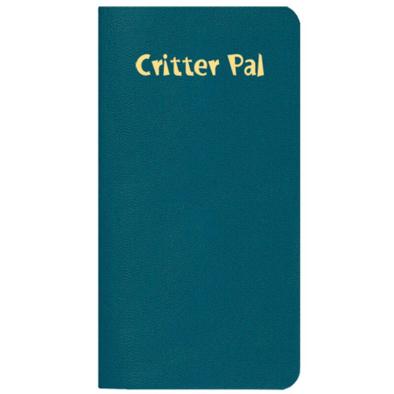 Custom Critter Pal-Pet Medical Journal/ Leatherette Cover - 6