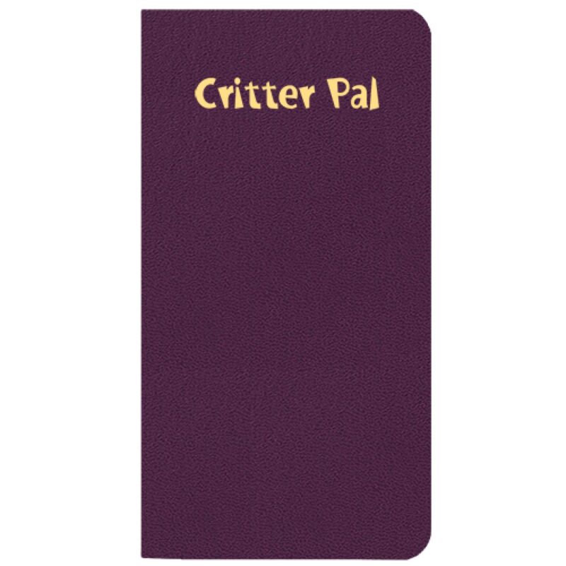 Custom Critter Pal-Pet Medical Journal/ Leatherette Cover - 7