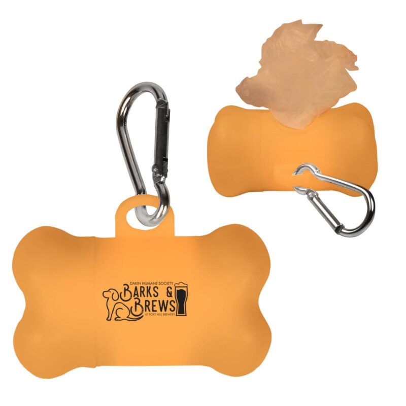 Custom Dog Bone Baggie Dispenser - 8