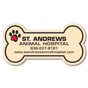Custom Dog Bone Magnet
