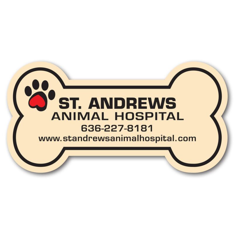 Custom Dog Bone Magnet