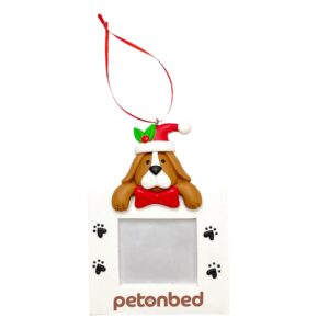 Custom Dog Picture Frame Ornament