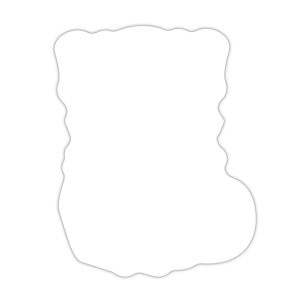 Custom Dog Shaped NoteKeeper™ Magnet 20 Mil - 1