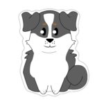 Custom Dog Shaped NoteKeeper™ Magnet 35 Mil - 3