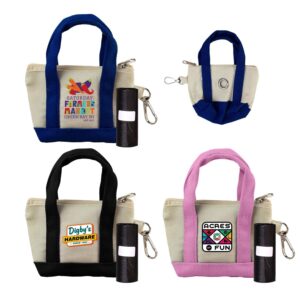 Custom Doggie Bag Dispenser Tote