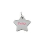 Custom Etched Pet Tag- Star