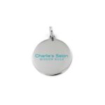 Custom Etched Round Pet Tag 1-1/8"