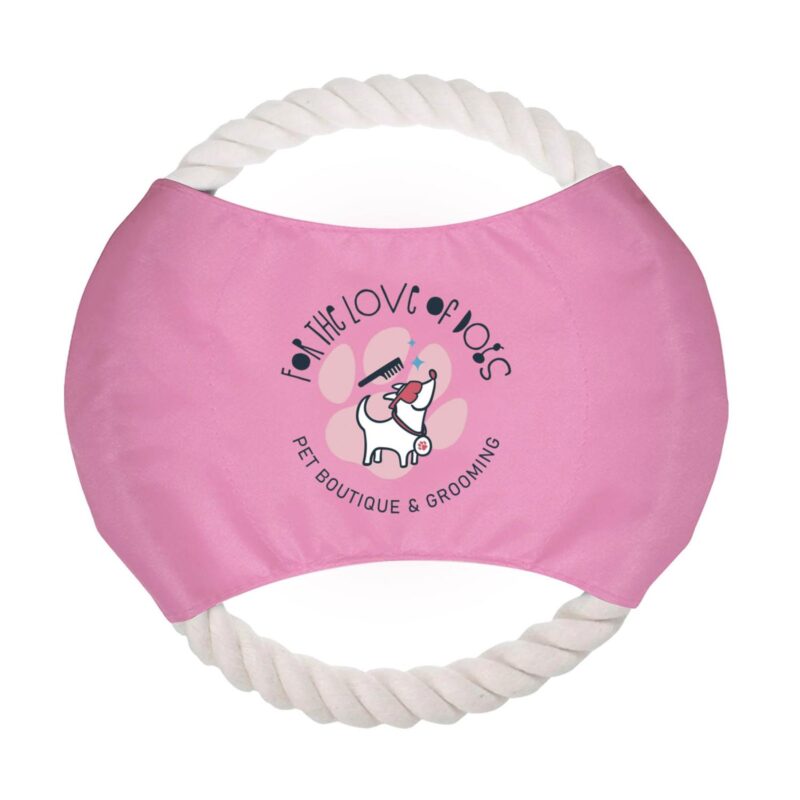Custom Full Color Fido Flier Dog Rope Toy - 6