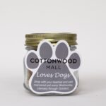 Custom Half Pint Jar with Paw Magnet Pet Fill - 3