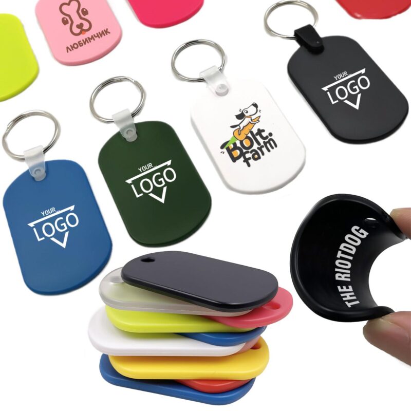 Custom PVC Keychain Pet Name Tag