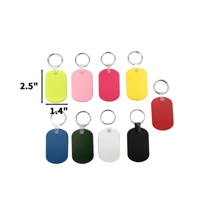 Custom PVC Soft Keychain Tag With Pet Name Tag - 2
