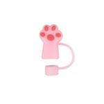 Custom Paw Shape Straw Cover Cap - 2