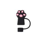 Custom Paw Shape Straw Cover Cap - 3