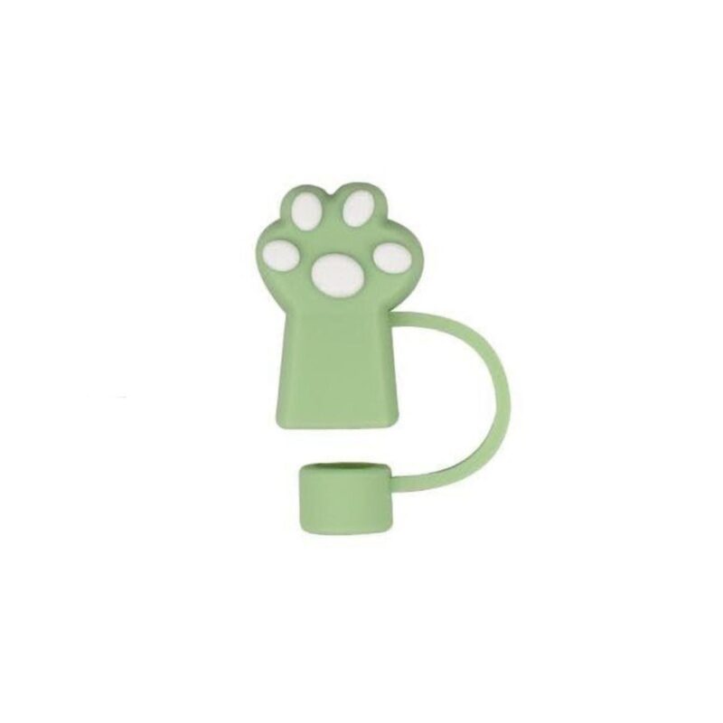 Custom Paw Shape Straw Cover Cap - 4