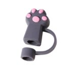 Custom Paw Shape Straw Cover Cap - 6